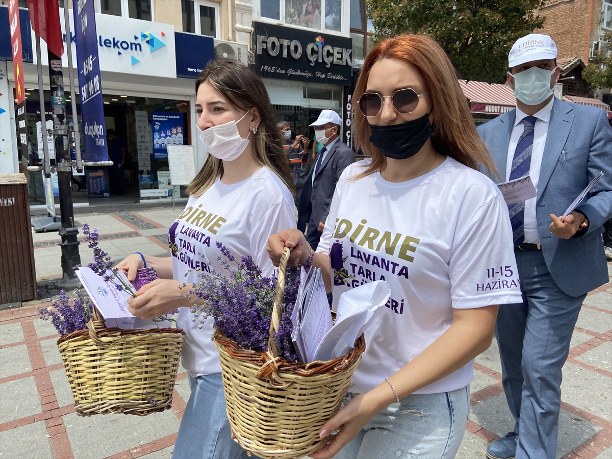 Edirne'deki Lavanta Günleri'ne 9/8'lik ritimler ve danslar eşliğinde davet