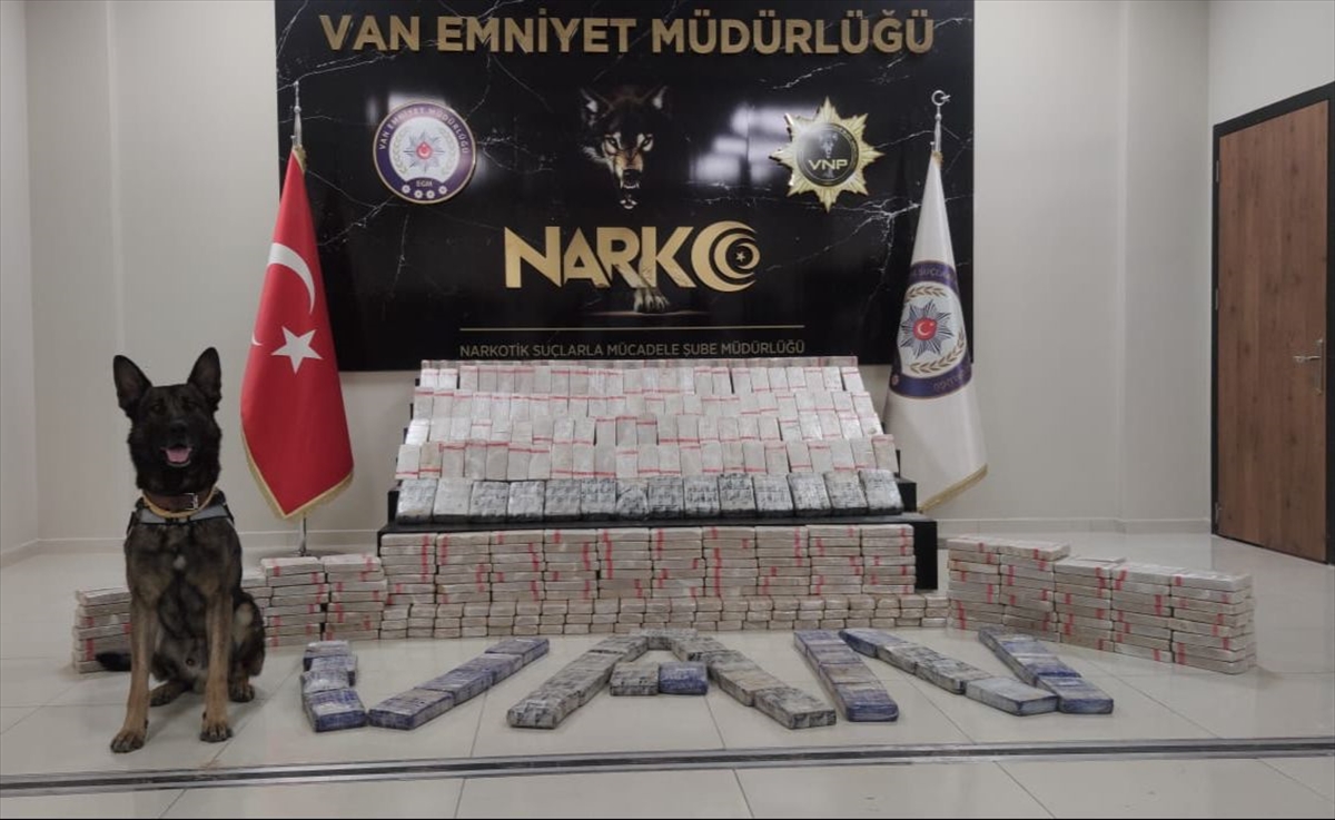 Van'da 306 kilo 845 gram eroin ele geçirildi