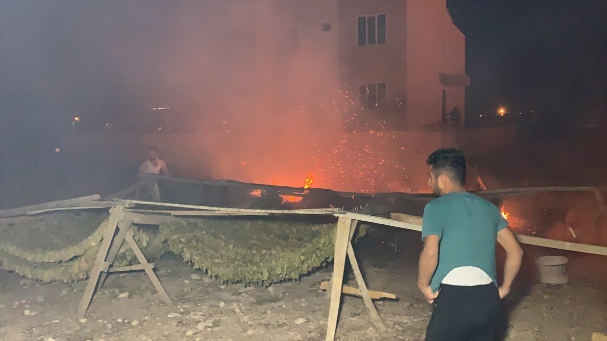 Adıyaman'da tarlada başlayıp evlere sıçrayan yangın söndürüldü
