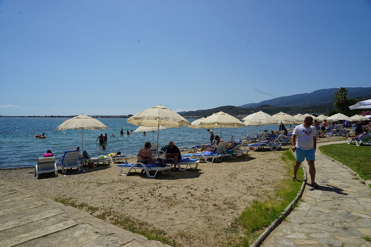 Edremit Körfezi bayramda doldu taştı