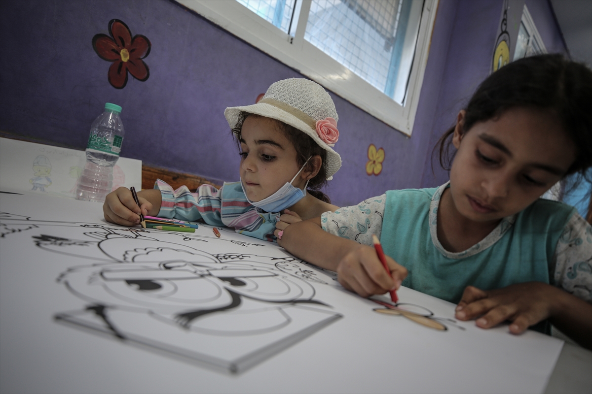 Gazze'deki çocuklar 4 yıl aradan sonra yeniden “yaz oyunları” sevincini yaşıyor