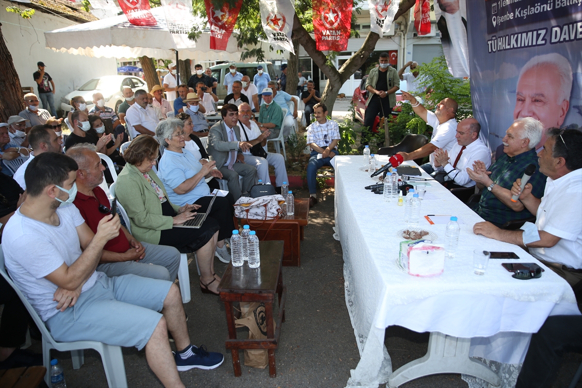 Vatan Partisi Genel Başkanı Perinçek, Ordu'da fındık üreticileri ve balıkçılarla bir araya geldi: