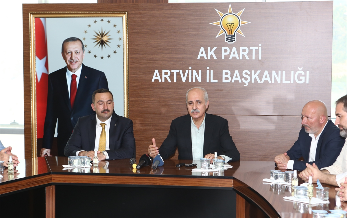 AK Parti Genel Başkanvekili Numan Kurtulmuş başkanlığında heyet Artvin'de: