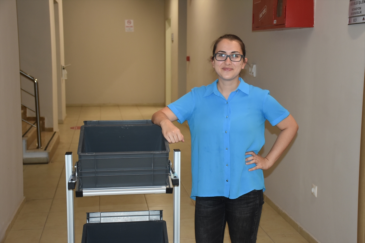 Akıllı süpürgeden ilham alan firma yerli yük taşıma robotu geliştirdi