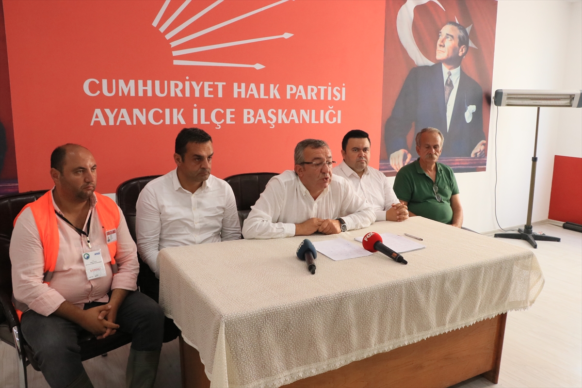 CHP Grup Başkanvekili Engin Altay, Ayancık'ta basın toplantısı düzenledi: