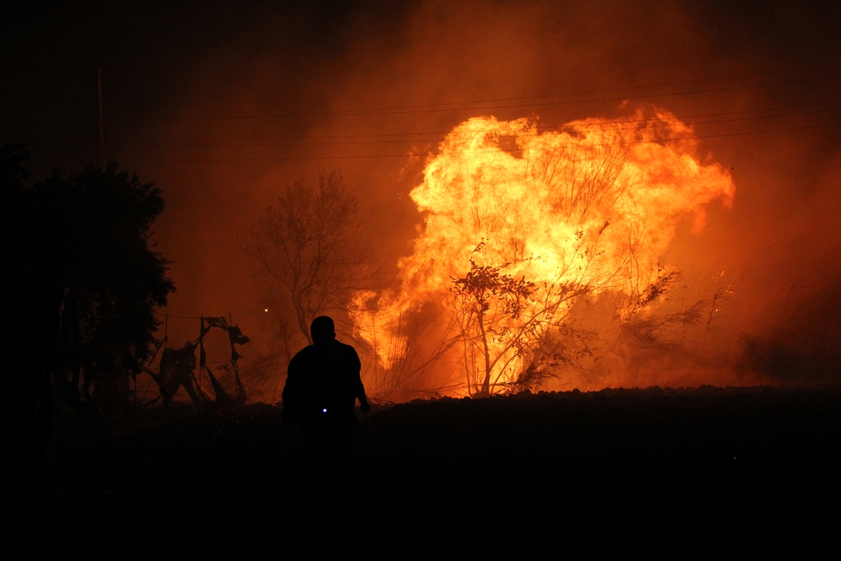 Hatay'da otluk alanda çıkan yangın kontrol altına alındı