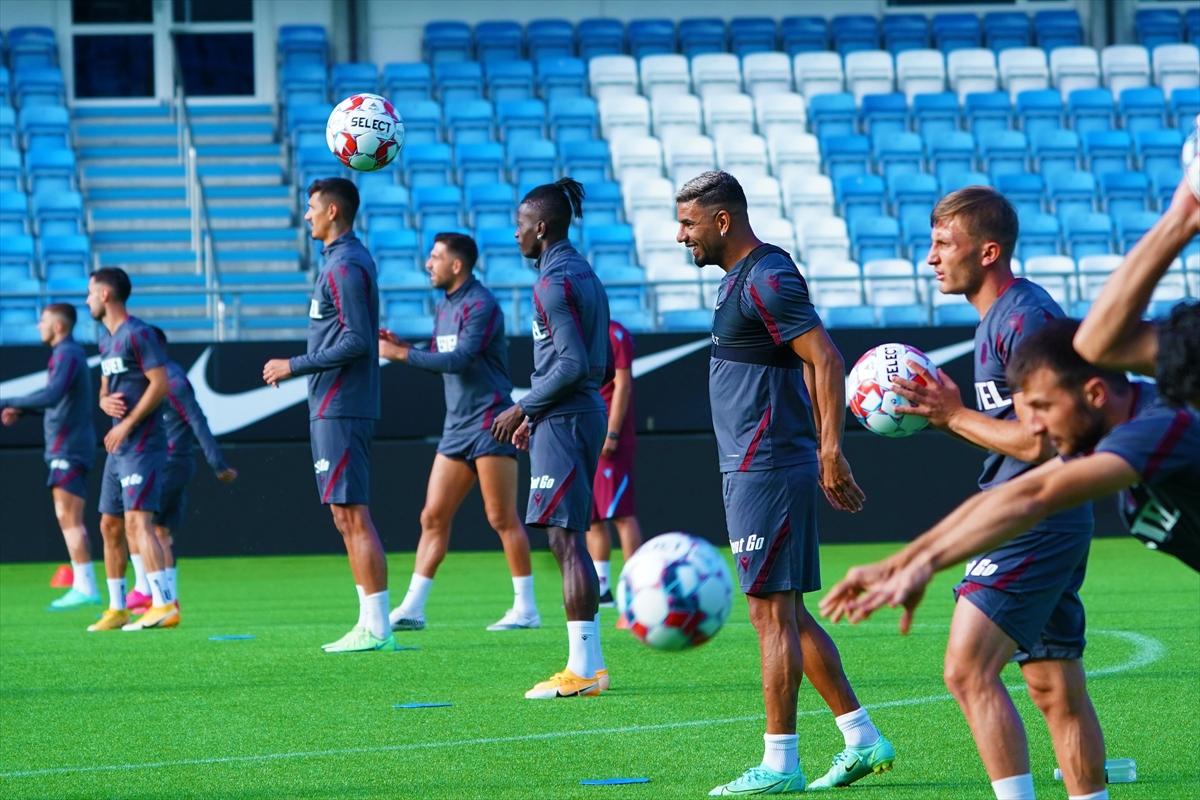 Trabzonspor, Molde maçının hazırlıklarını tamamladı