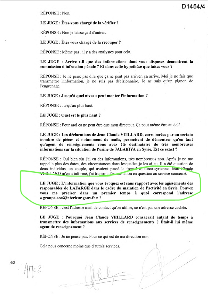 AA, Fransız şirketi Lafarge’ın DEAŞ’ı Fransa istihbaratının bilgisi dahilinde finanse ettiğini kanıtlayan belgelere ulaştı