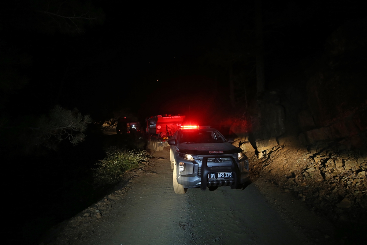 GÜNCELLEME – Adana'da çıkan orman yangını kontrol altına alındı