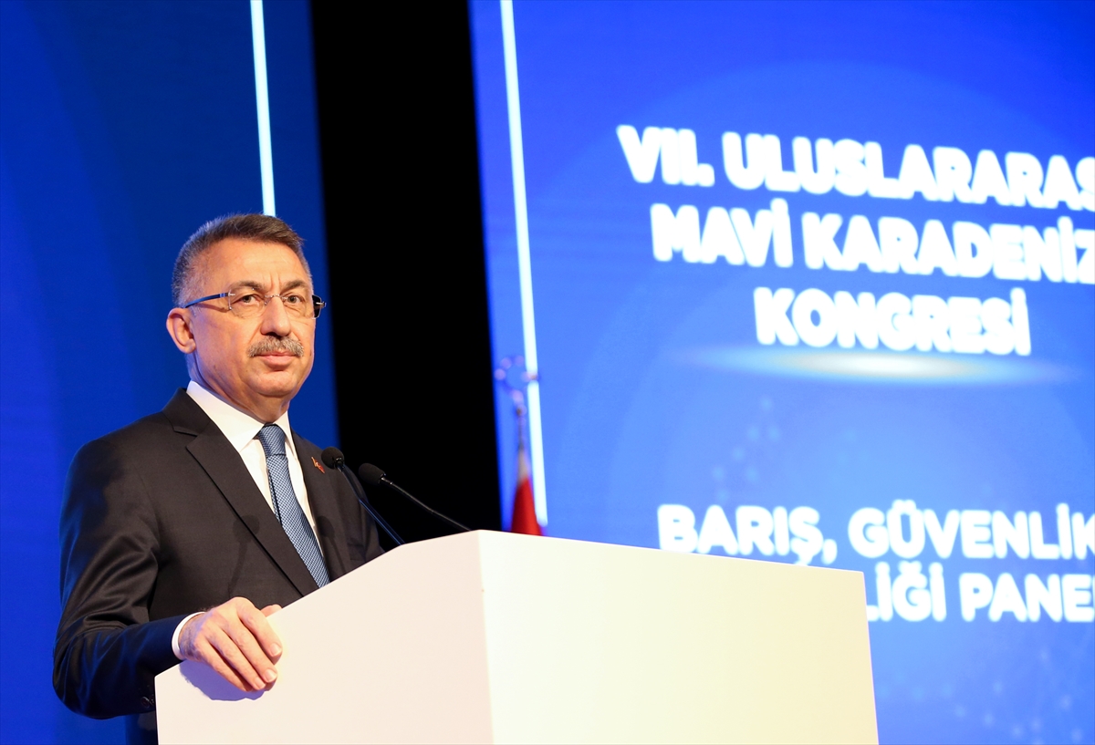 Cumhurbaşkanı Yardımcısı Fuat Oktay 7. Uluslararası Mavi Karadeniz Kongresi'ne katıldı: (2)