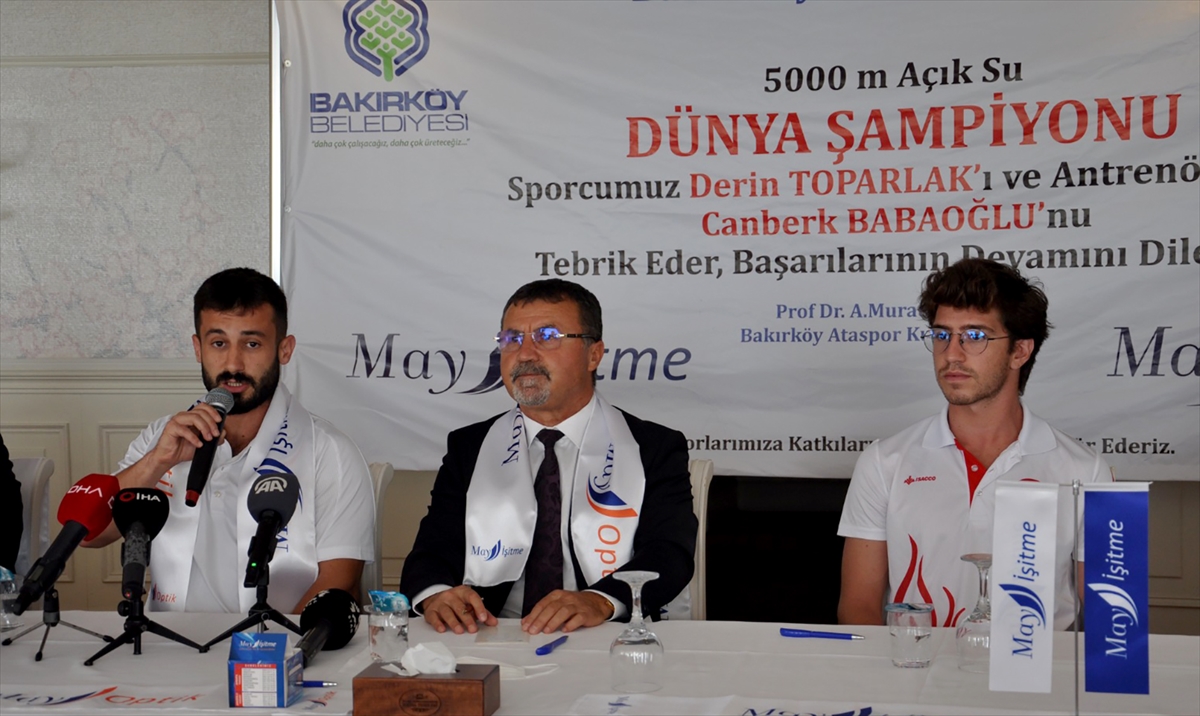 Paletli Yüzme Açık Su Dünya Şampiyonu Derin Toparlak'ın tarihi başarısı