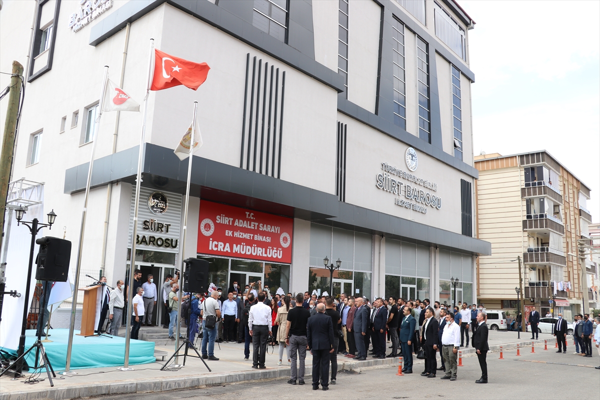 TBB Başkanı Feyzioğlu, Siirt Barosu binasının açılışında konuştu: