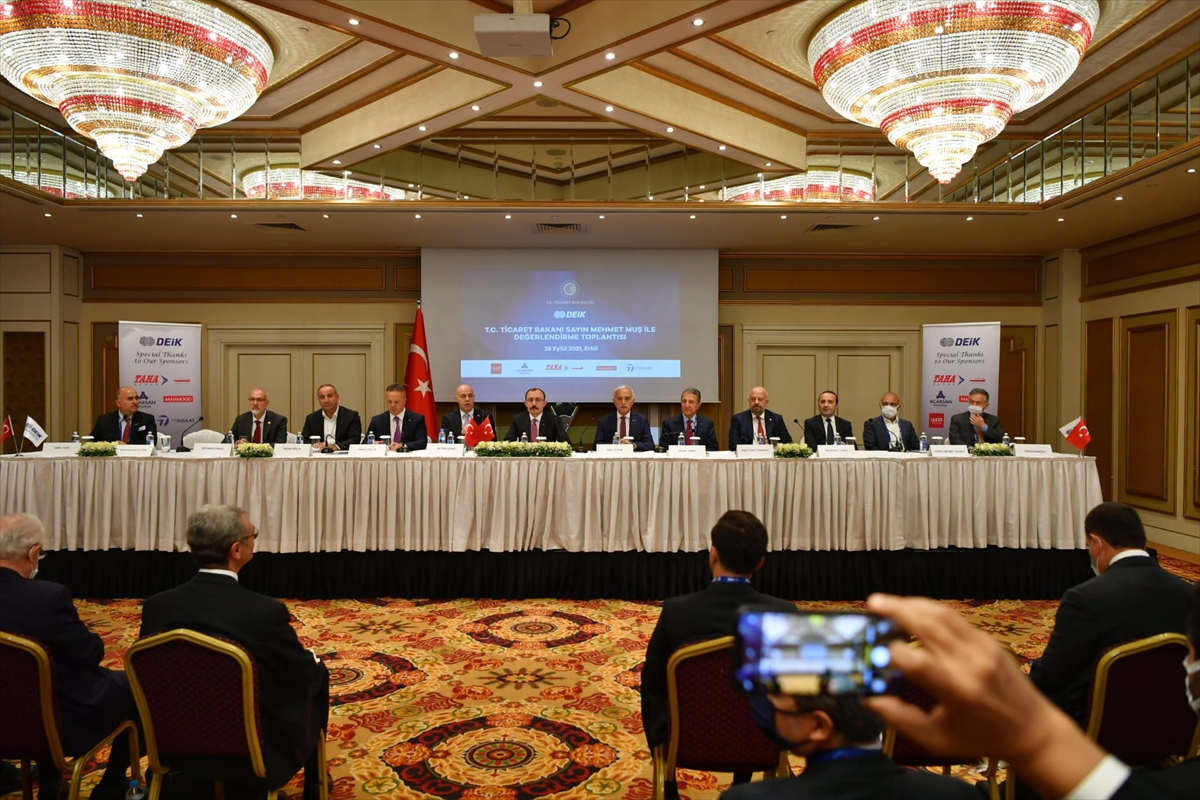 Ticaret Bakanı Muş, Erbil'de iş insanlarıyla bir araya geldi