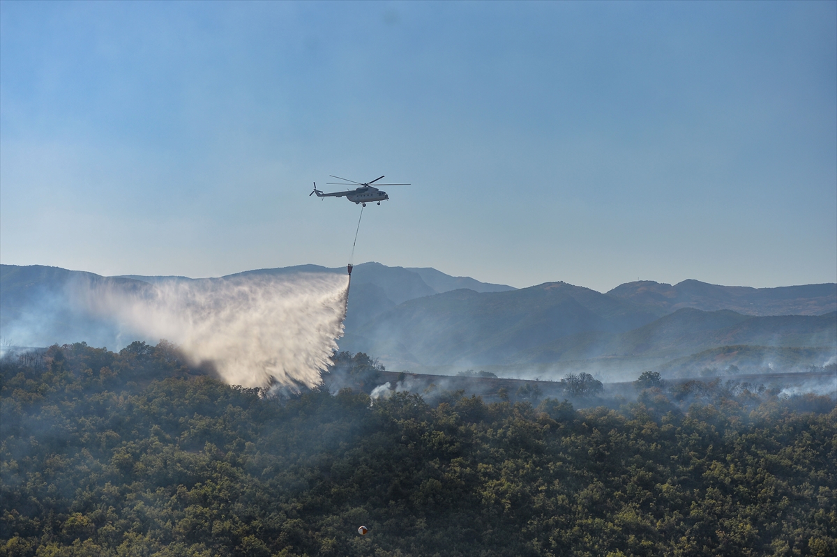 Tunceli'de ormanlık alanda yangın kontrol altına alındı