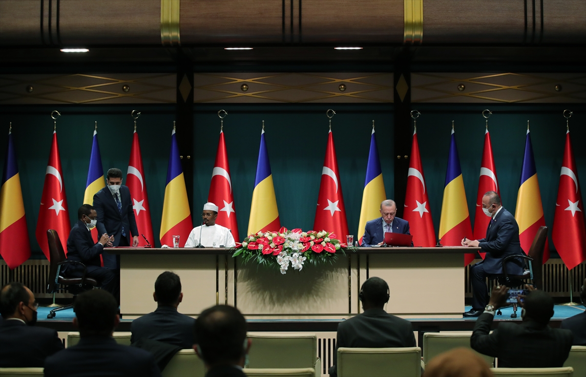Cumhurbaşkanı Erdoğan Çad Geçiş Dönemi Devlet Başkanı Itno ile ortak basın toplantısında konuştu: