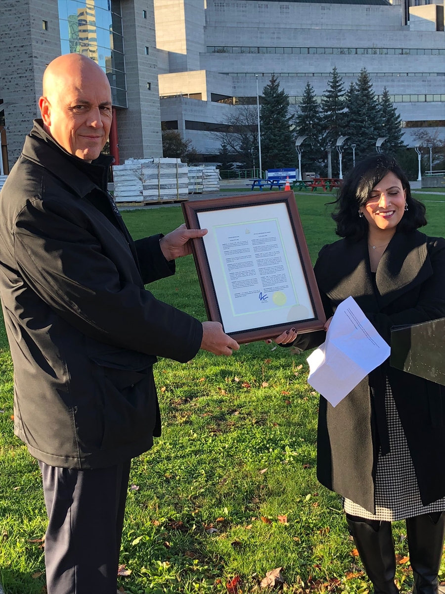 Kanada'da 29 Ekim Cumhuriyet Bayramı kutlandı