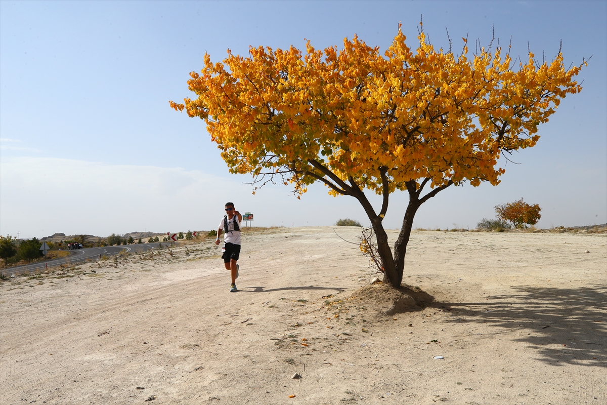 Kapadokya Ultra Trail Koşusu'nda 38 ve 63 kilometrelik parkurlar tamamlandı