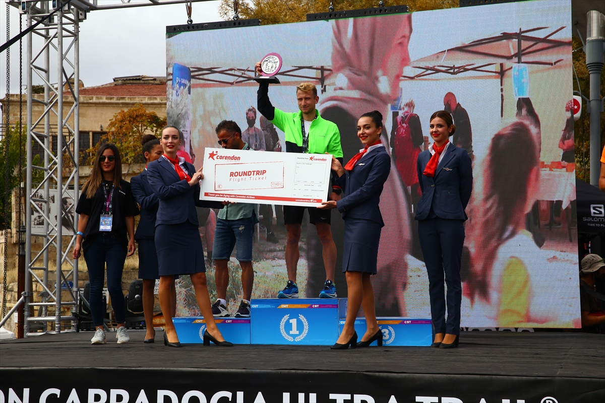 Kapadokya Ultra Trail Koşusu'nda ödüller sahiplerini buldu