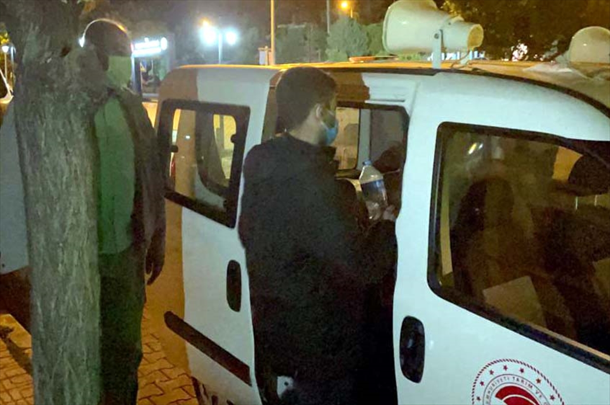 Kırıkkale'de karantinayı ihlal ederek bekçiden kaçan kişiye 4 bin 50 lira ceza uygulandı