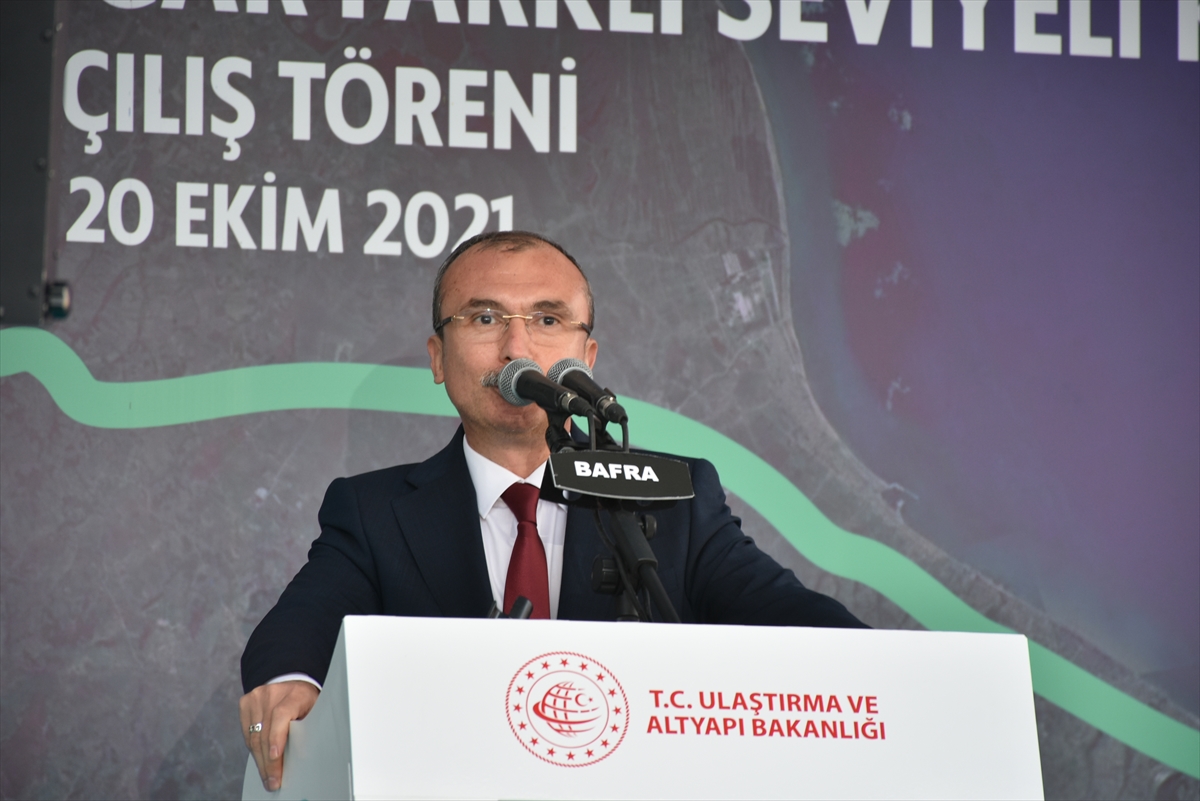 Bakan Karaismailoğlu, Bafra Otogar Farklı Seviyeli Kavşağı'nın açılışını yaptı: