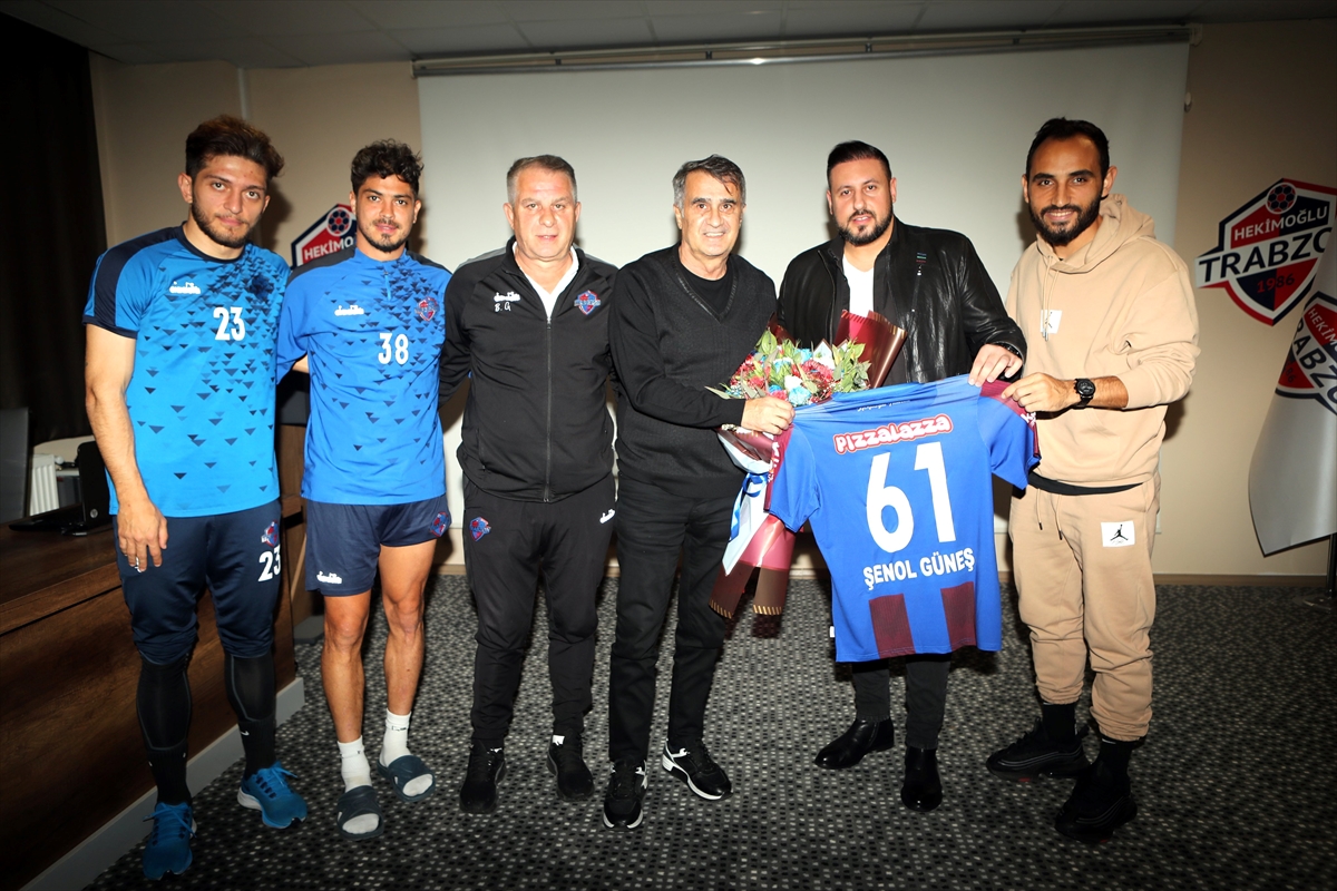 A Milli Takım'ın eski teknik direktörü Güneş'ten Hekimoğlu Trabzon'a ziyaret