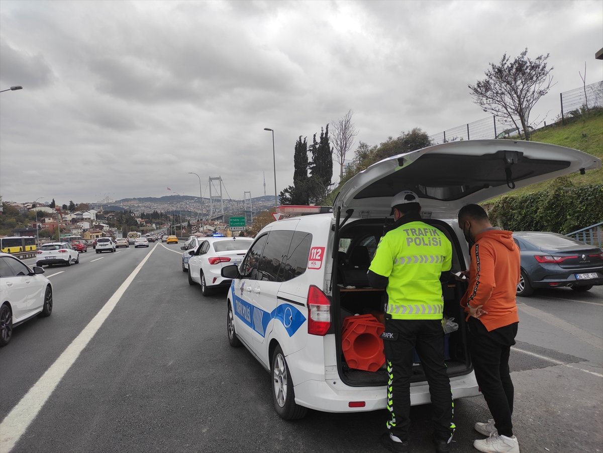 Beşiktaş'ta drone destekli trafik denetimi