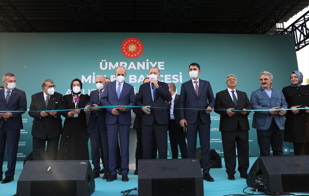 Cumhurbaşkanı Erdoğan, Ümraniye Millet Bahçesi Açılış Töreni'ne katıldı: (3)