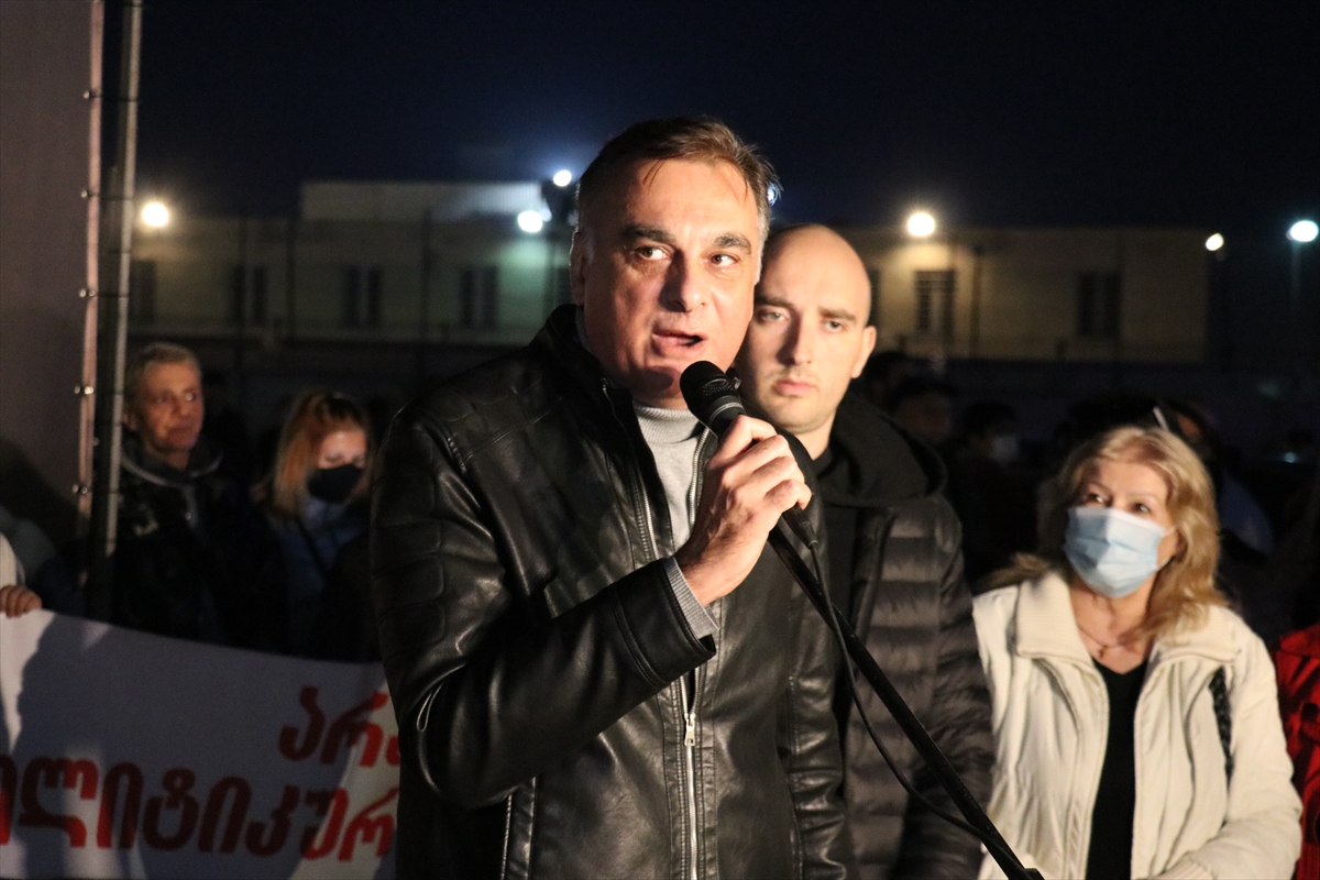 Gürcistan'da muhalefetten yerel seçimleri kazanan iktidara protesto