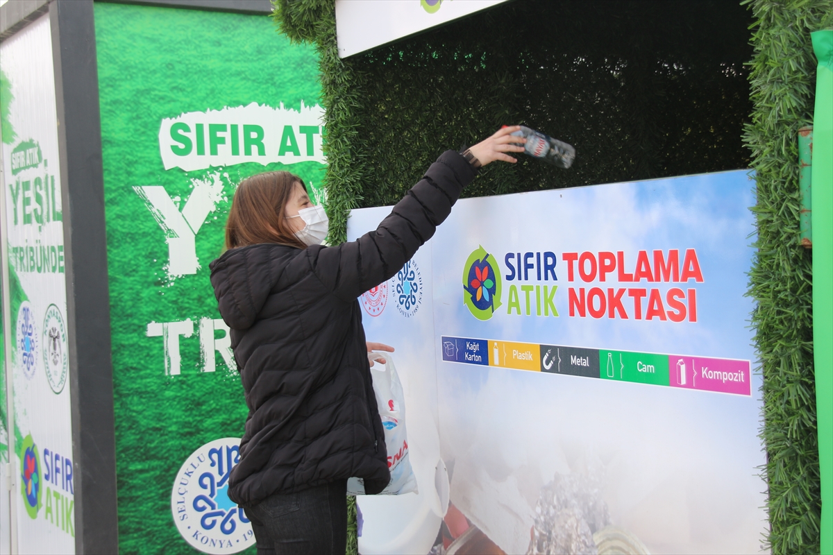 Konya'da “Yeşil Tribün” projesine taraftar ilgisi yüksek