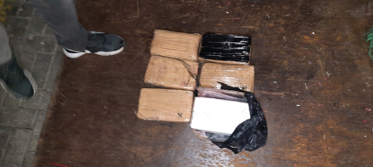 Mersin Uluslararası Limanı'nda, 6 kilo 750 gram kokain ele geçirildi
