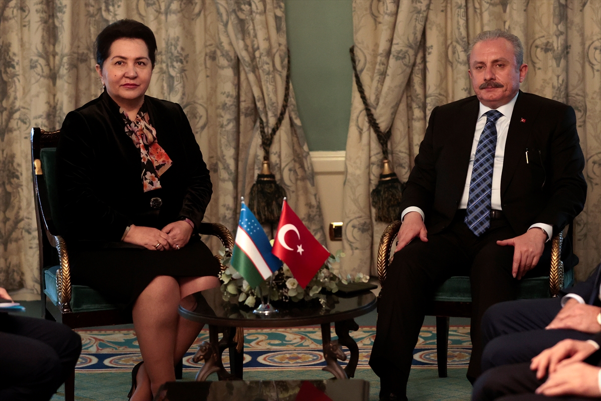 TBMM Başkanı Şentop, Özbekistan Senato Başkanı Narbayeva ile görüştü