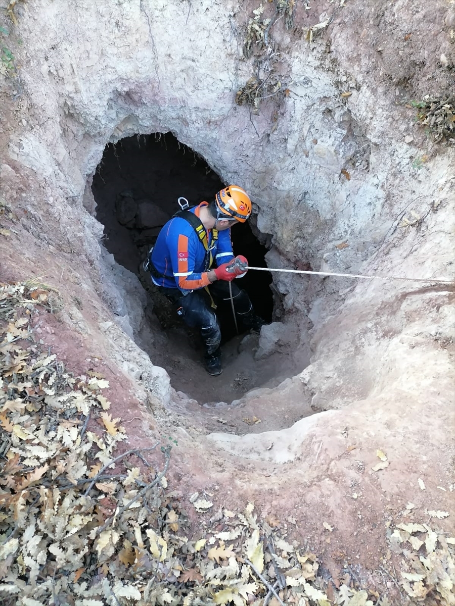 Tokat'ta define için girdiği kuyuda bayılan kişiyi AFAD kurtardı