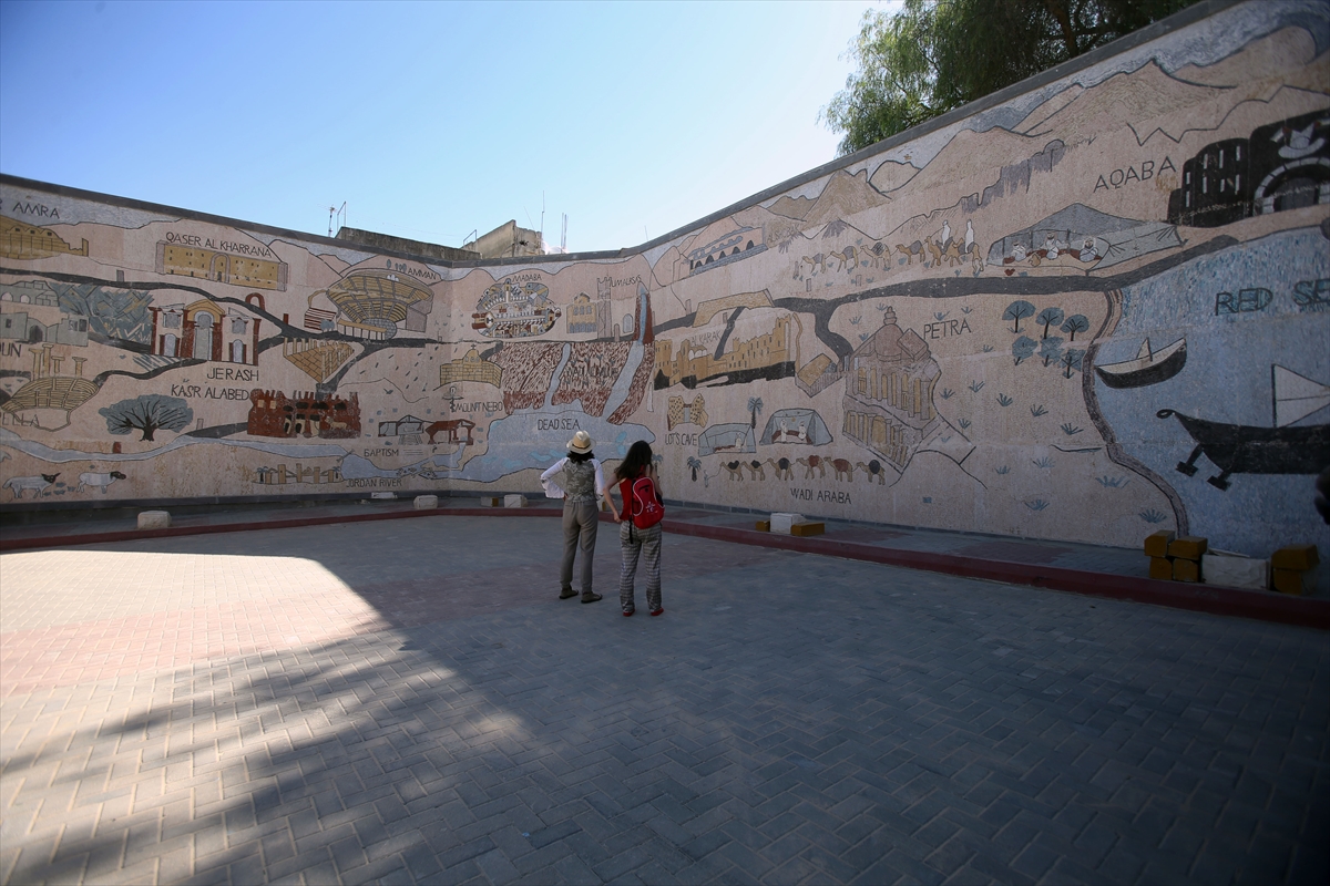 Ürdün'de rekorlar kitabına girmeyi bekleyen mozaik sanat eseri: Kral Yolu