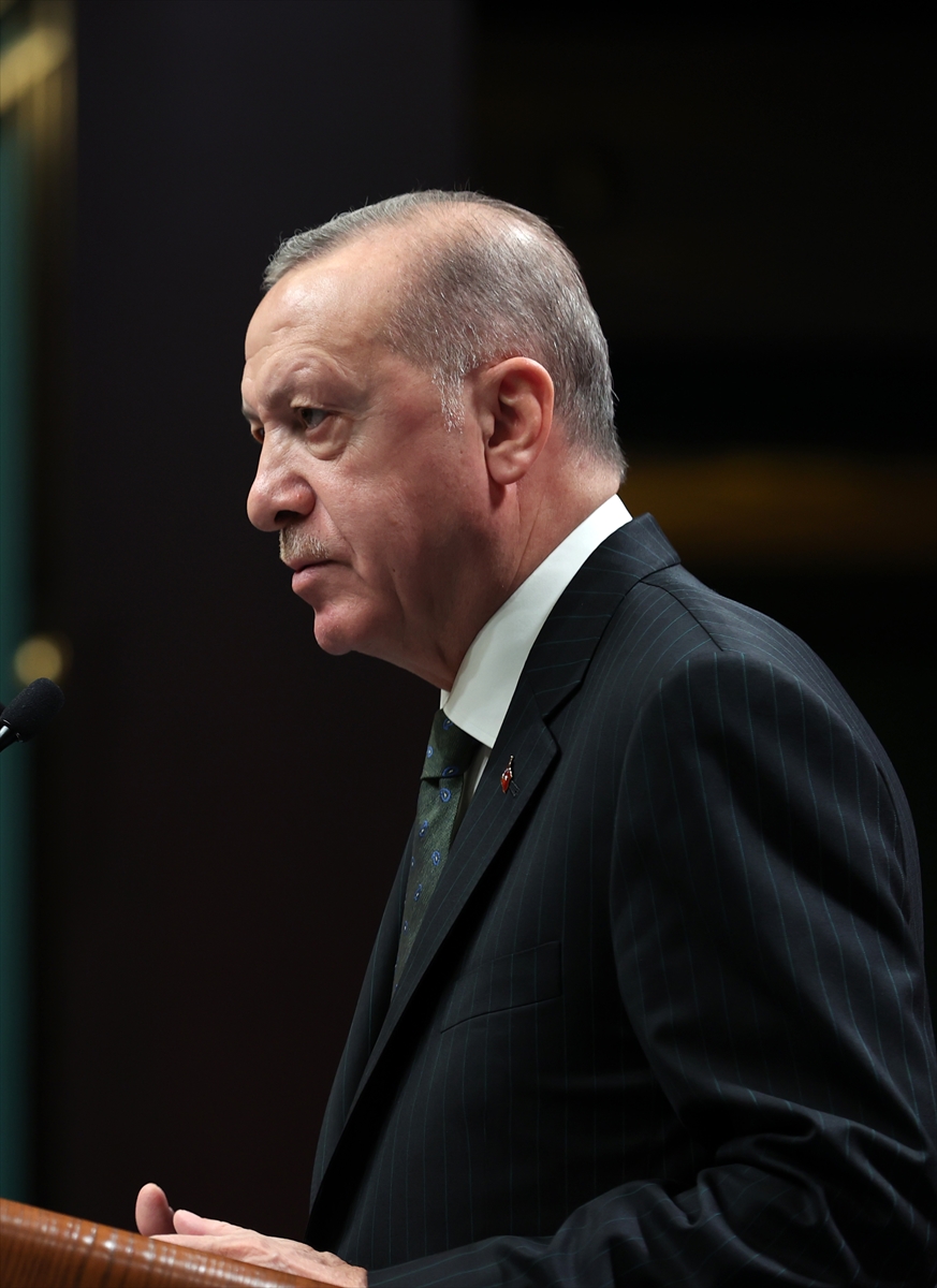 Cumhurbaşkanı Erdoğan Kabine Toplantısı'nın ardından millete seslendi: (1)