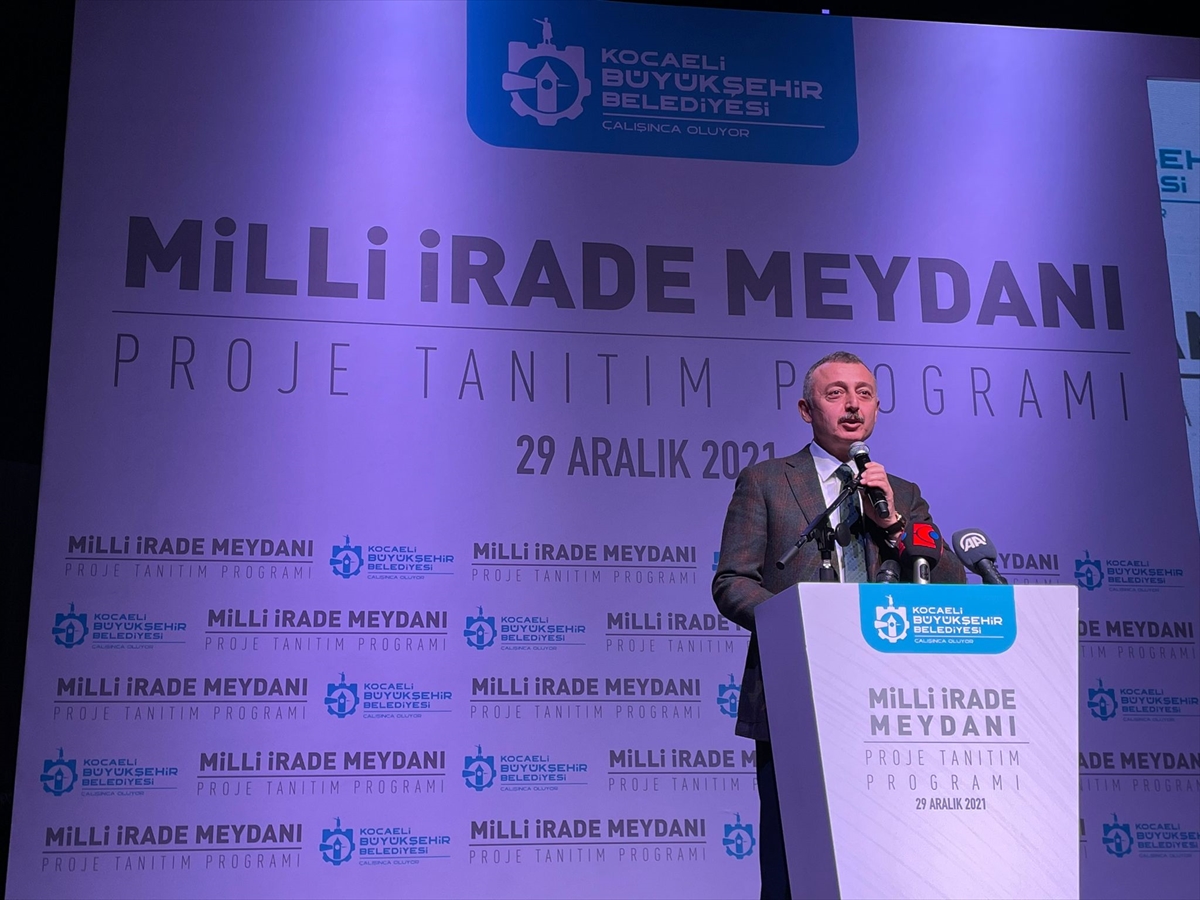 Kocaeli'ye 50 bin metrekare büyüklüğünde meydan kazandırılacak