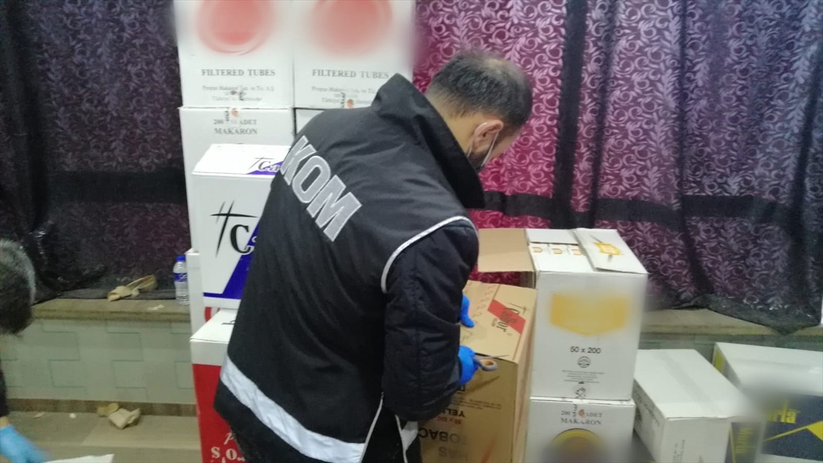 Konya’da 6 milyon 387 bin 600 makaron ele geçirildi.