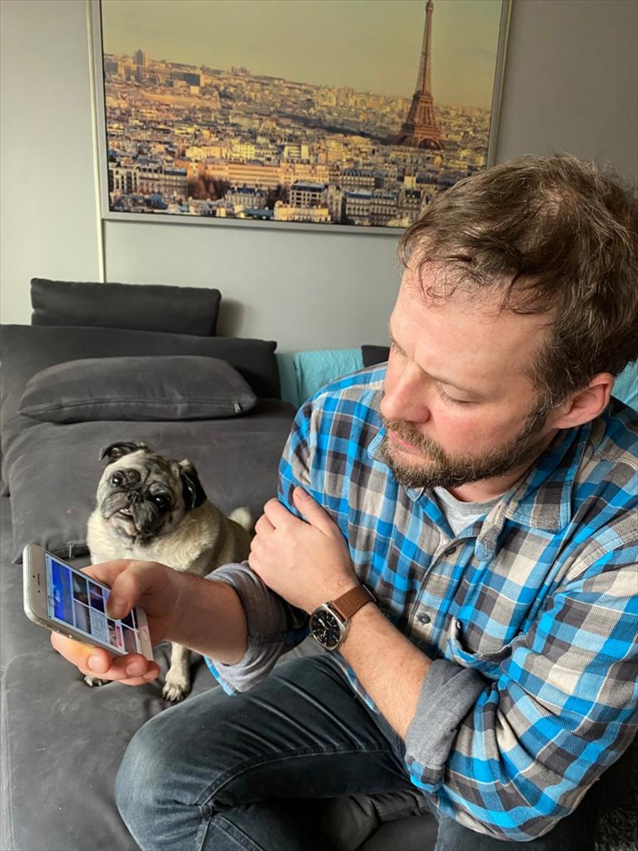 Oyuncu Berke Üzrek, AA'nın “Yılın Fotoğrafları” oylamasına katıldı