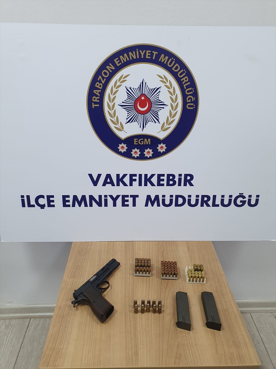 Trabzon'da silah kaçakçılığı operasyonlarında 2 kişi yakalandı
