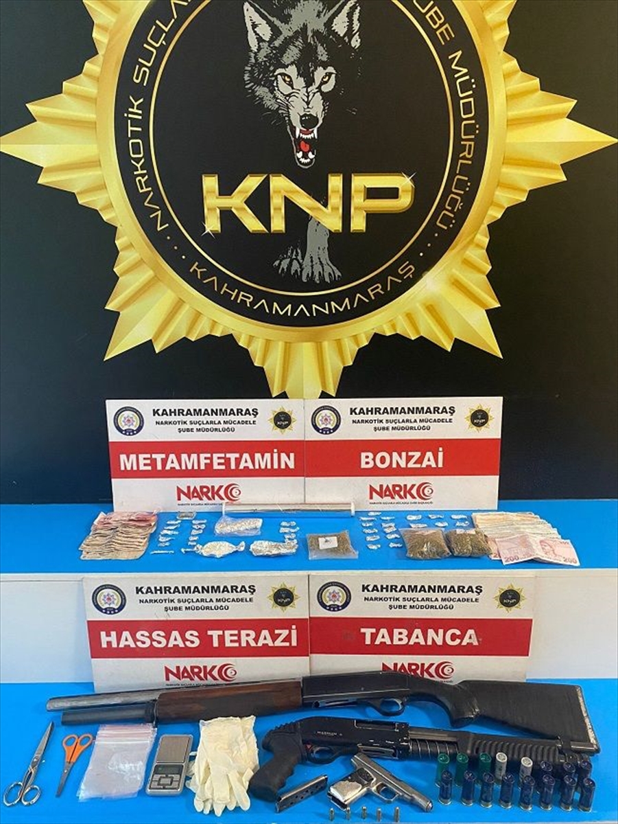 Kahramanmaraş'ta uyuşturucu operasyonunda yakalanan 2 şüpheli tutuklandı