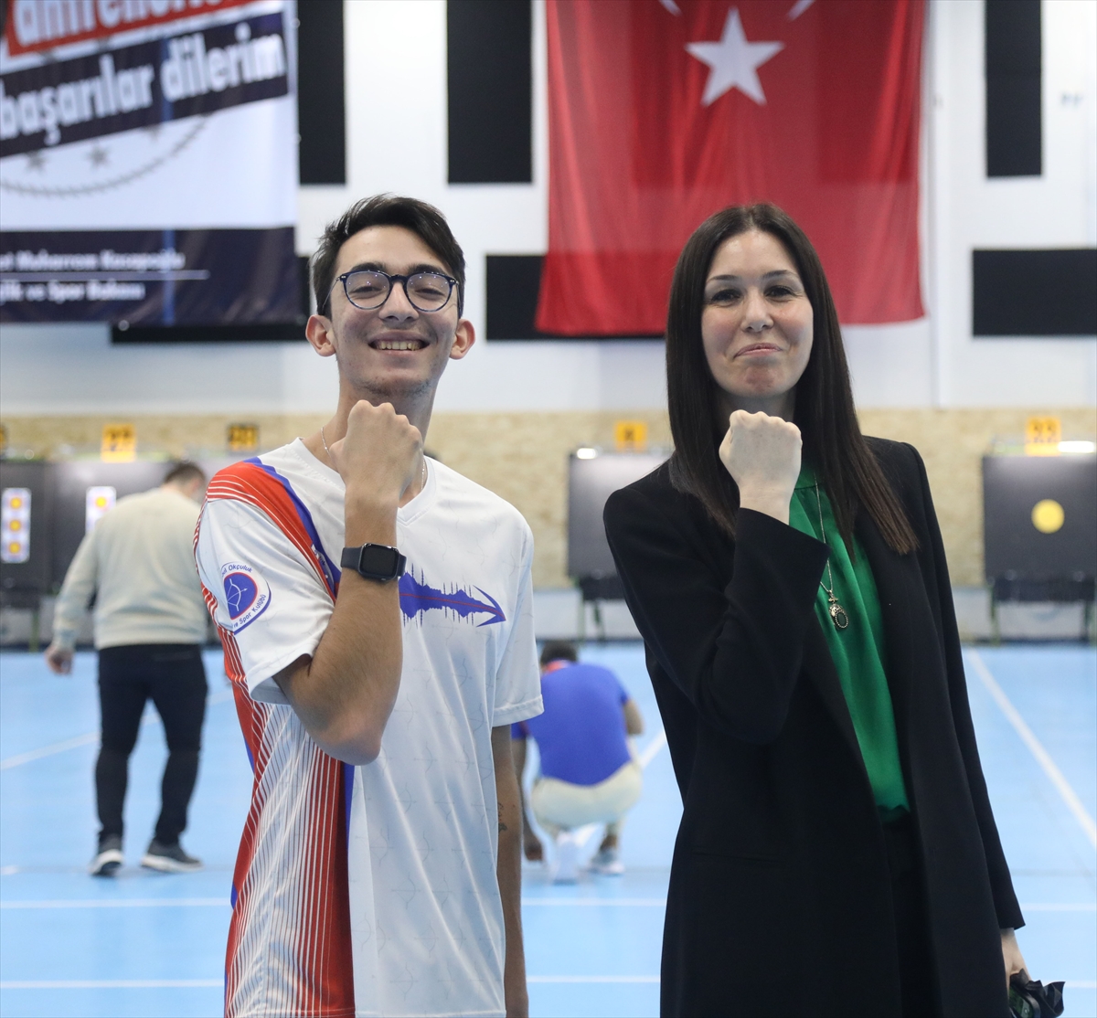 Okçuluk Salon Federasyon Kupası Samsun'da devam ediyor