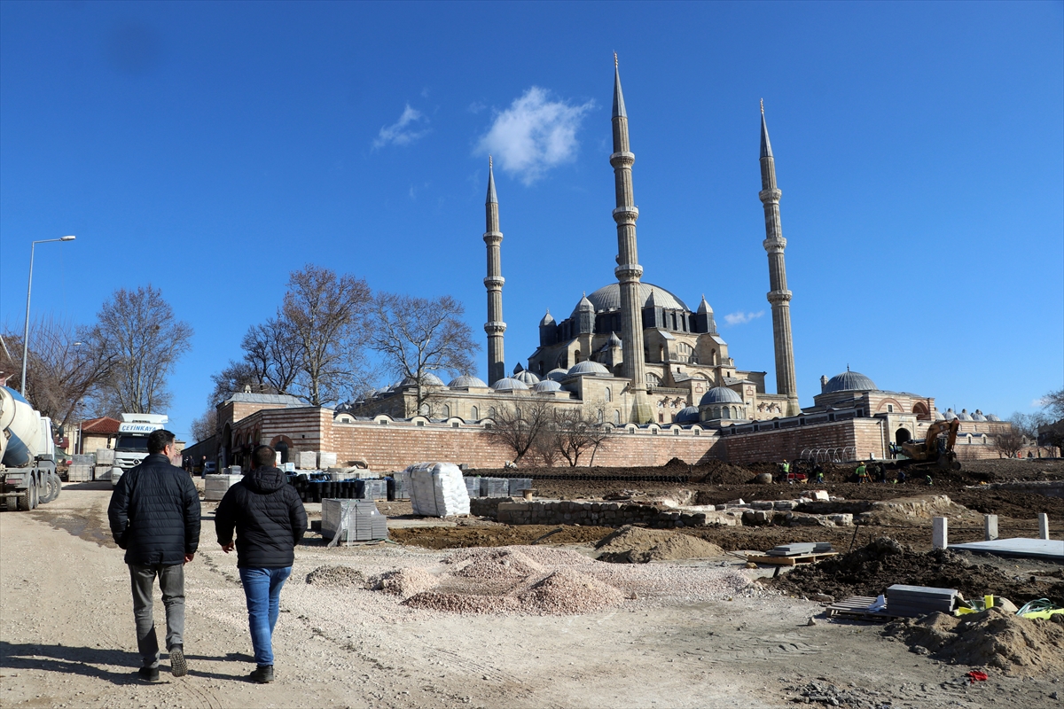 Selimiye Camisi Meydan Projesiyle “şaheserin silüeti” görünür hale geliyor