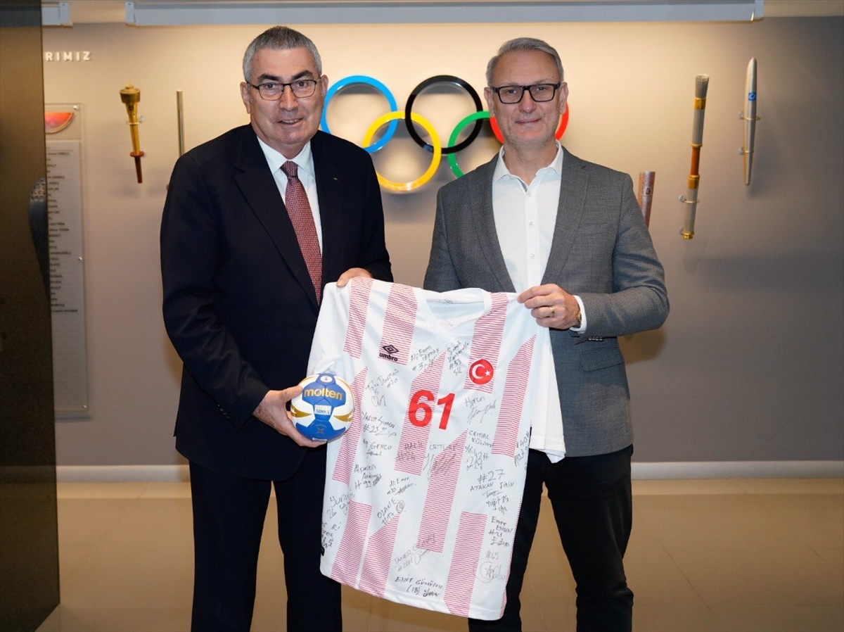 THF Başkanı Uğur Kılıç'tan TMOK Başkanı Uğur Erdener'e ziyaret