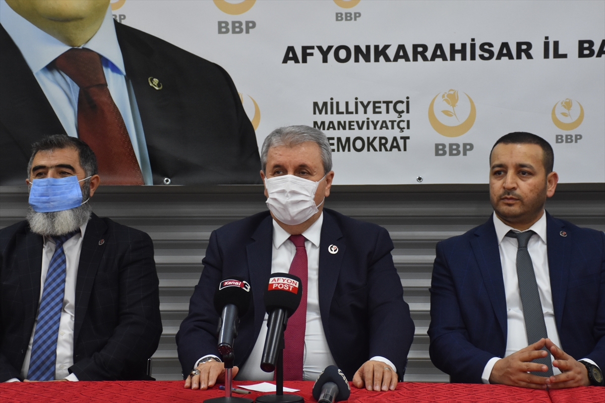 BBP Genel Başkanı Destici, Afyonkarahisar'da konuştu: