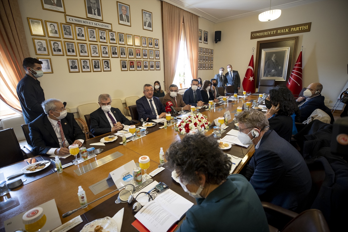 CHP'li Altay, Avrupa Parlamentosundan insan hakları heyetiyle görüştü