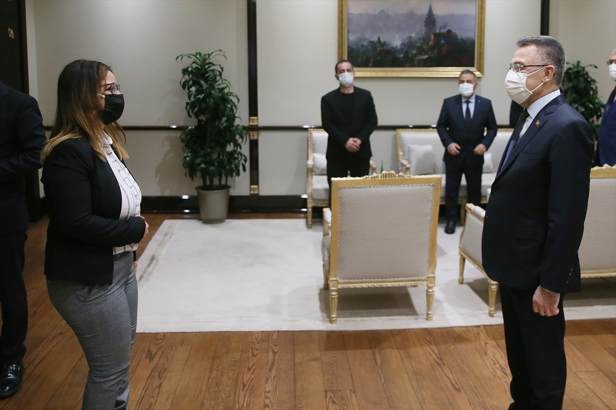 Cumhurbaşkanı Yardımcısı Oktay, Memur-Sen ve KIBTES heyetlerini kabul etti