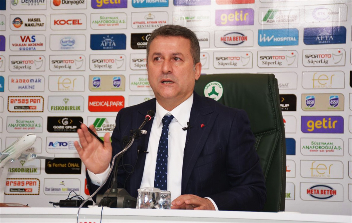 Giresunspor Kulübü Başkanı Karaahmet: “Tarihin en büyük yalnızlığını yaşıyoruz”