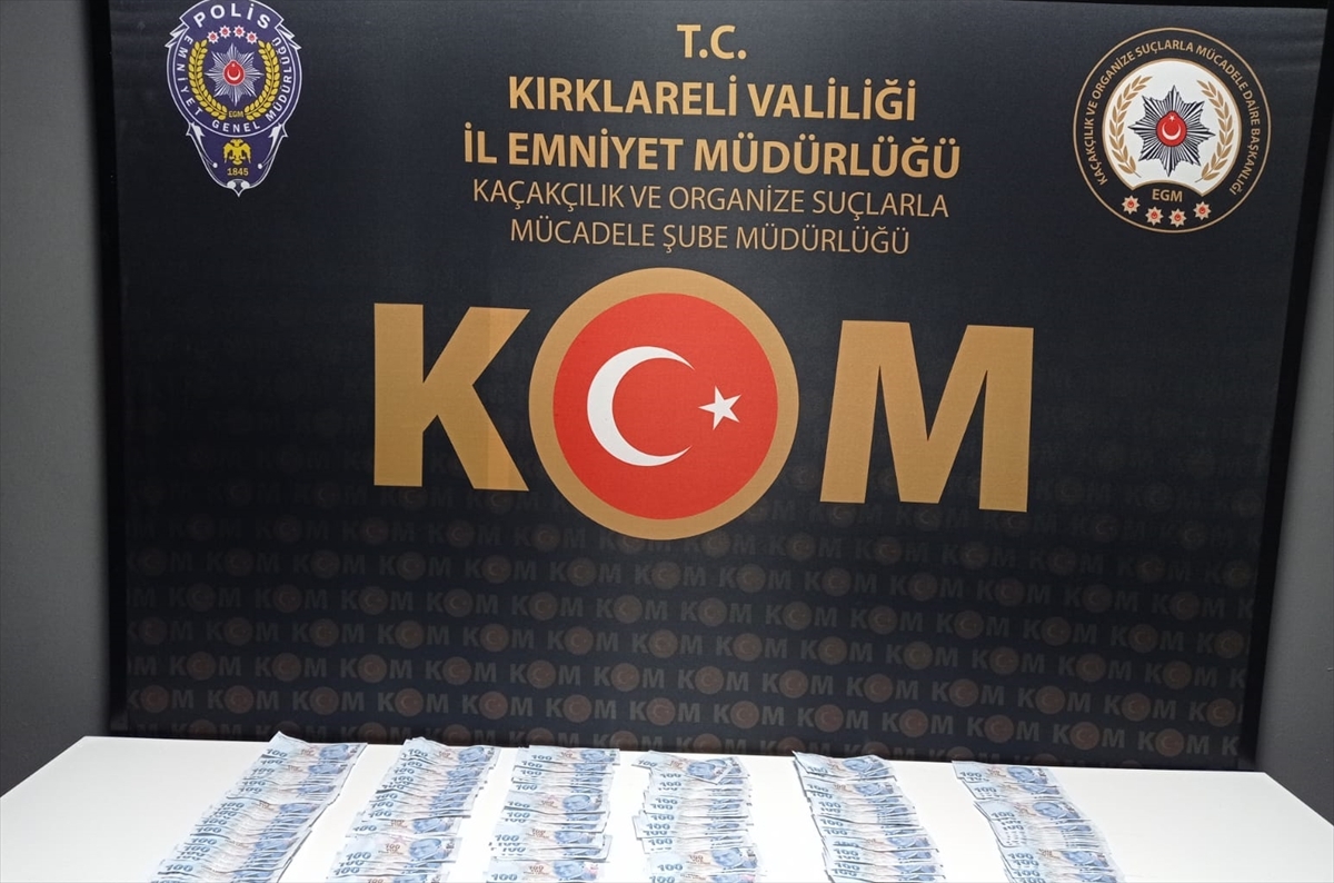 Kırklareli'nde sahte para operasyonunda 2 zanlı tutuklandı