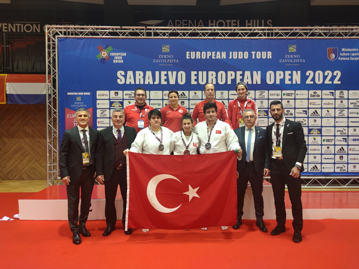 Milli judocular Avrupa Açık'ın son gününde 3 madalya kazandı