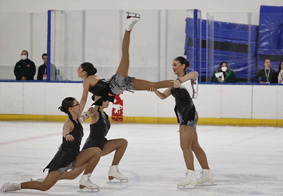 Senkronize Buz Pateni Türkiye Şampiyonası sona erdi