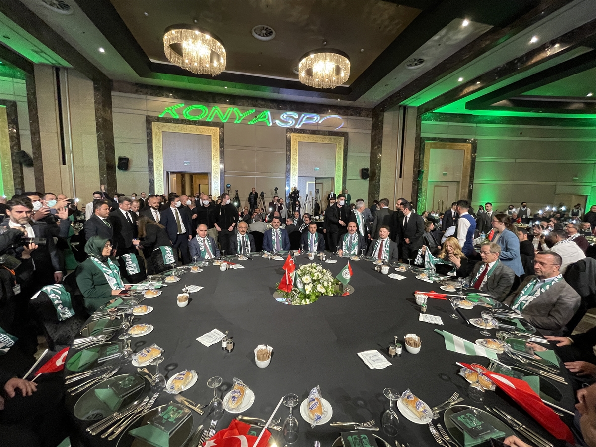 Bakan Kurum, Konyaspor 100. Yıl Galası'nda konuştu: